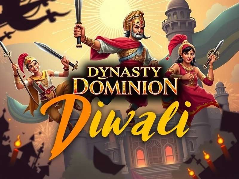 Dynasty Dominion game banner showing Indian warriors and castles